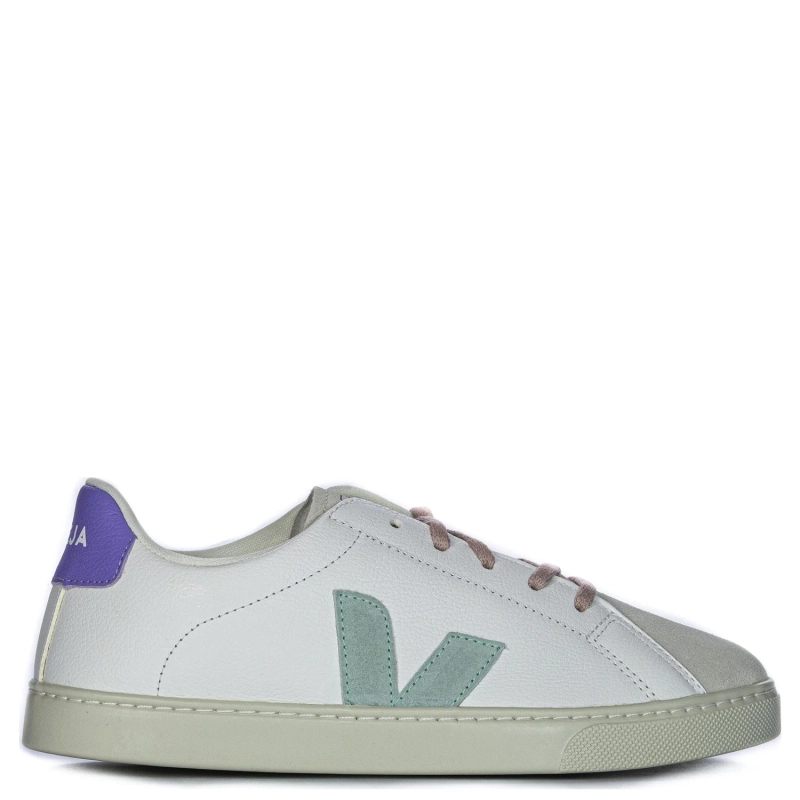 Veja Women's Leather Sneakers White Matcha Lavende