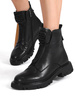 Filippo Black Leather Women's Boots