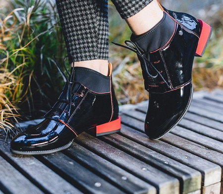 Maciejka 04744-16/00-5 Black Lace-up Boots