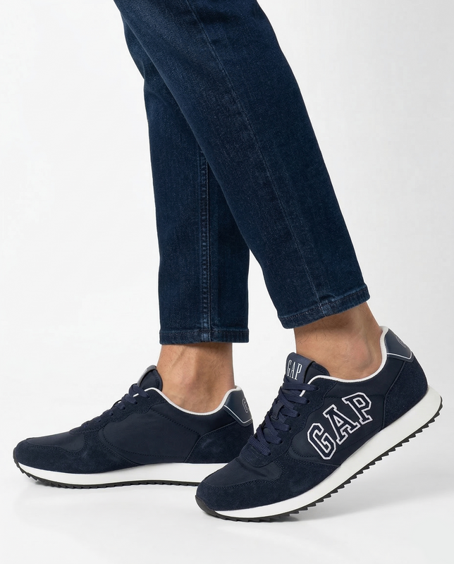 GAP Men's Sports Sneakers Lace-up Navy Blue GPM6133050040