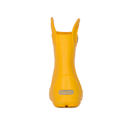 Crocs Children Rain Boots Yellow Handle Boot