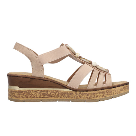 Rieker Women's Pink Sandals