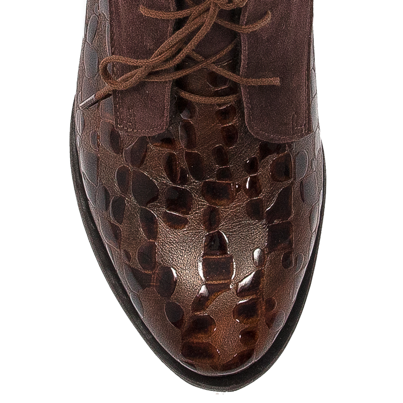 Maciejka Brown Women's Lace-Up Boots