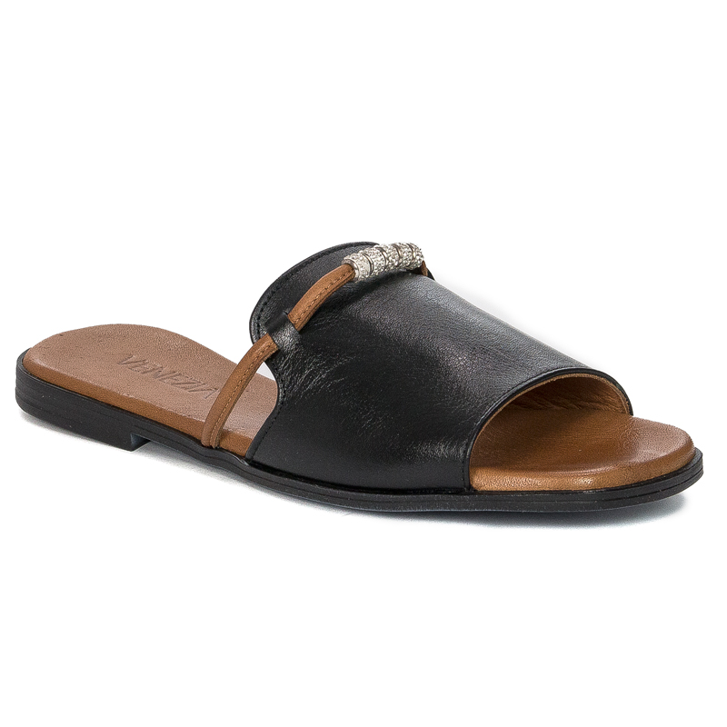 Venezia Lube Black Slides