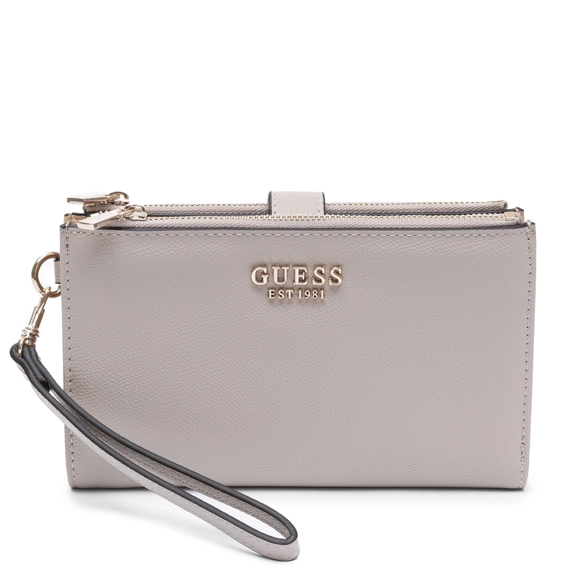GUESS Women's Large Faux Leather Wallet Beige SWBG7898157-TAUPE