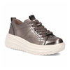 Filippo Leather Gun Metal Low Shoes