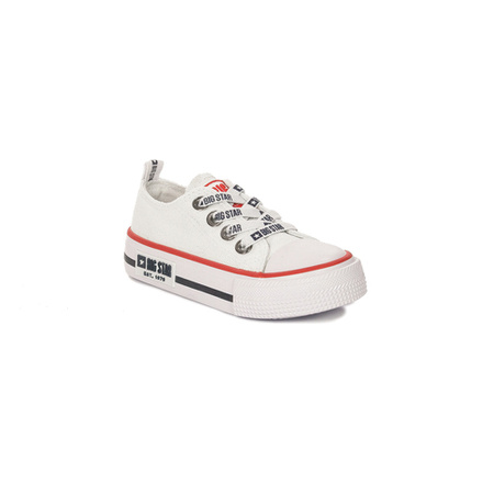 Big Star children's slip-on white sneakers