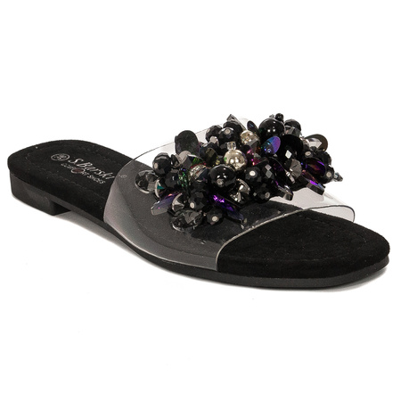 S.Barski Women's Slides Black