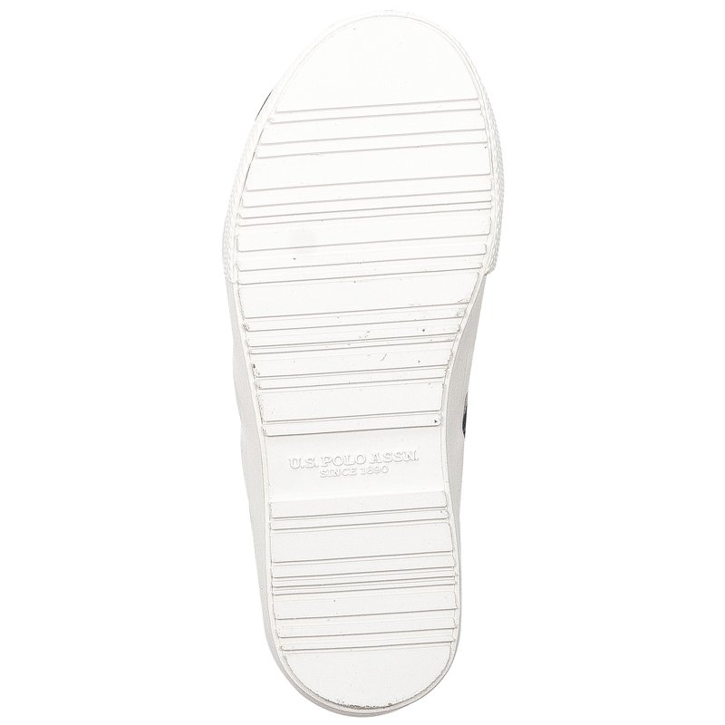 U.S. Polo Assn.Buty dziecięce sneakersy dziewczęce White Fuxia Brokat