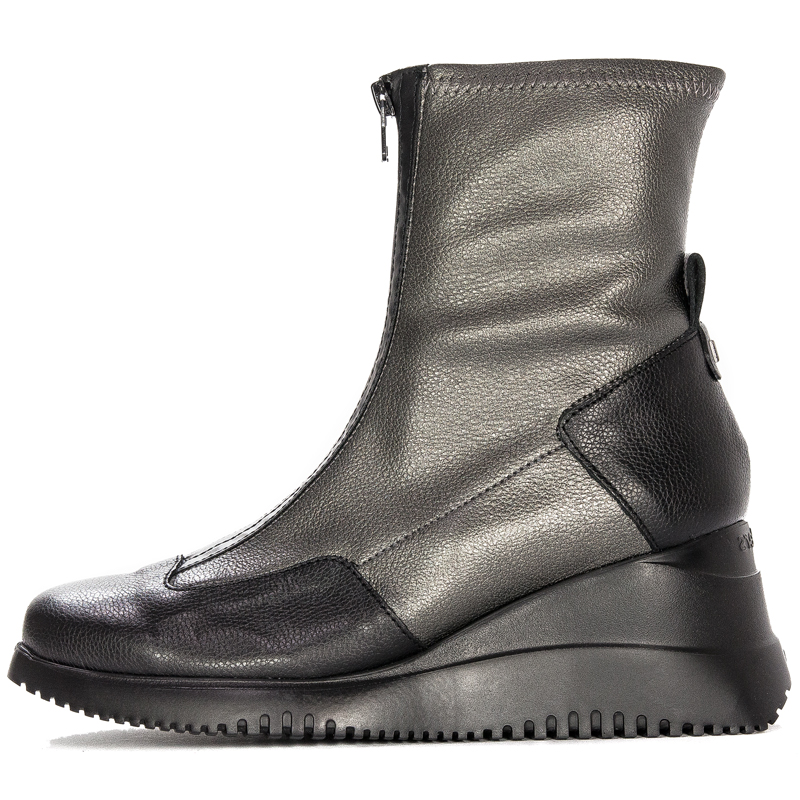 Wonders India Negro Plomo Women's Boots