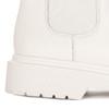 GOE Women's warm leather white boots