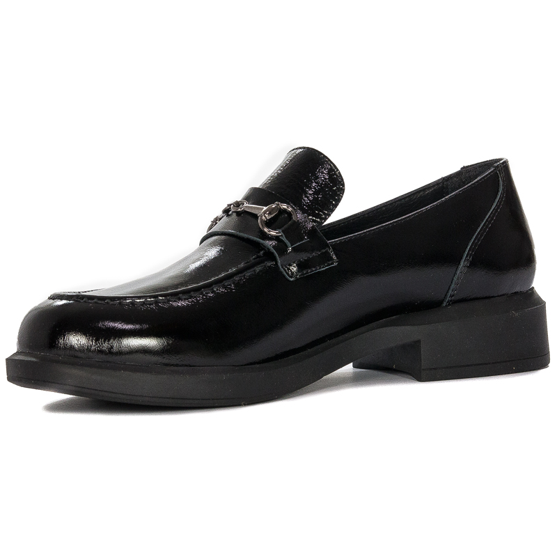 Venezia Black Women's Loafers