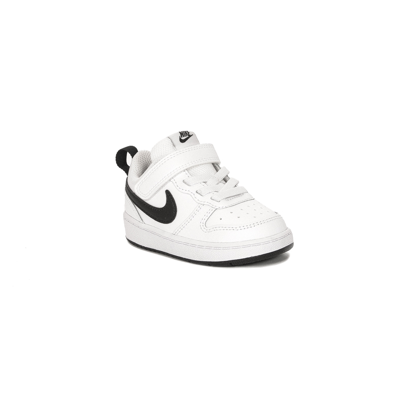 Nike Buty dziecięce niemowlęce Court Borough Low 2 (TDV) White/Black