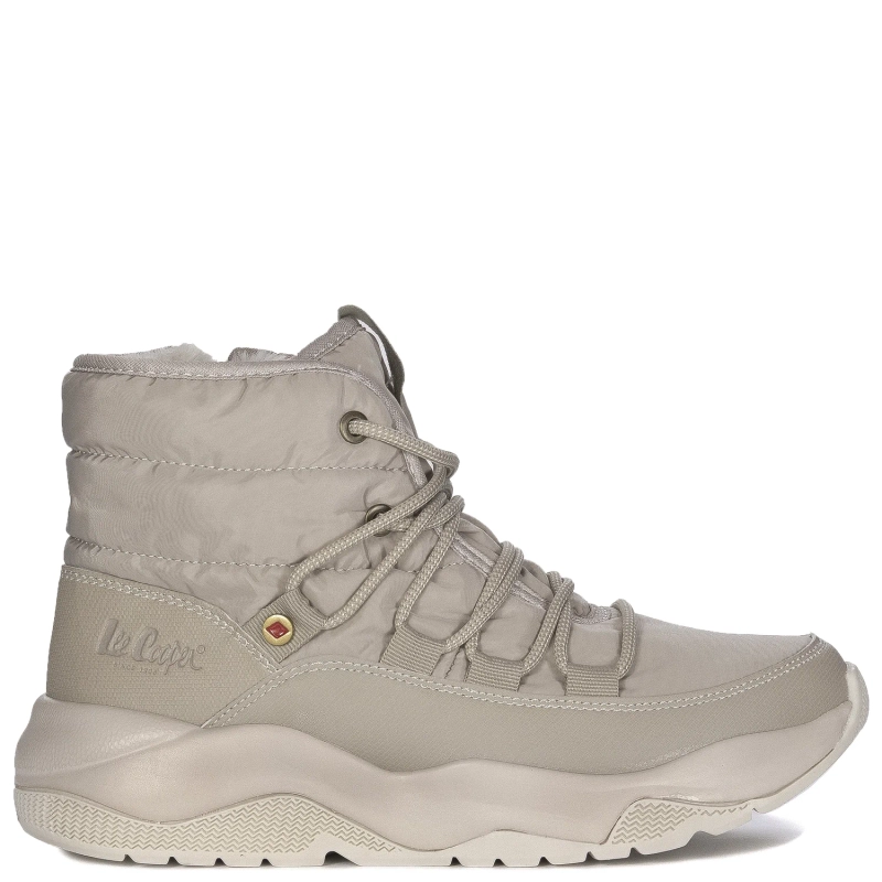 Lee Cooper Botki damskie Ocieplane Beige