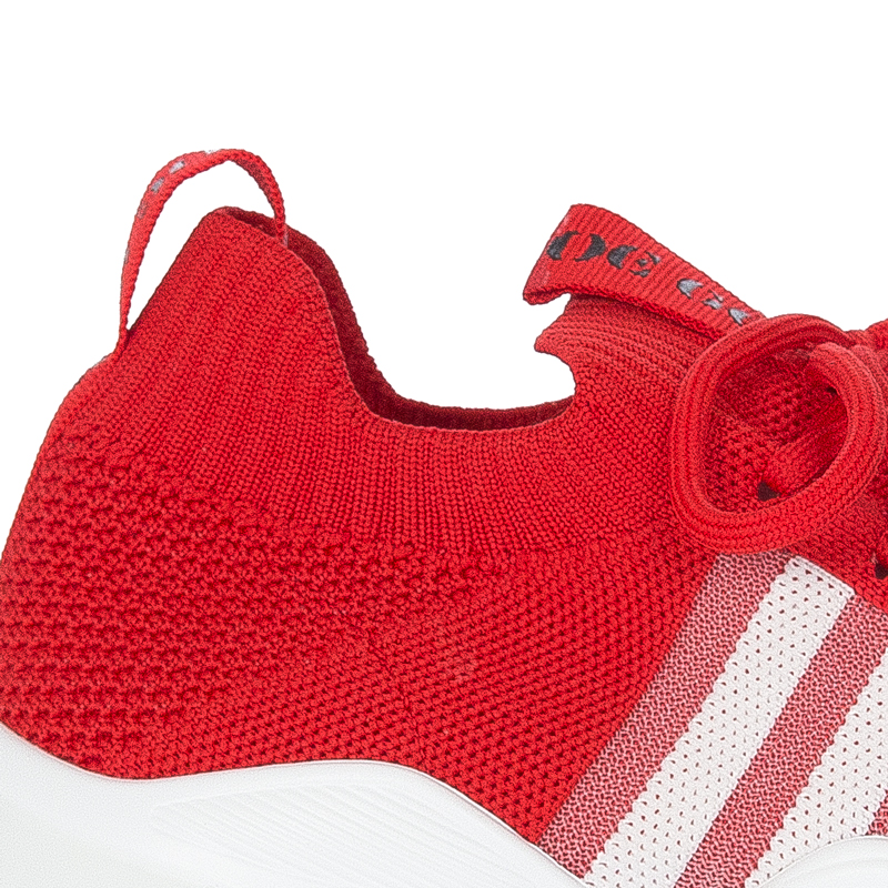 GOE Sneakersy buty damskie sportowe czerwone
