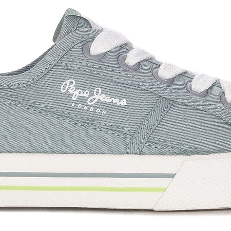 Trampki tenisówki damskie Pepe Jeans Brandy W Basic Pacific Blue