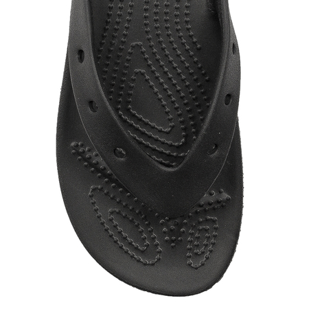 Crocs Klapki Damskie Black Platform Flip Czarne