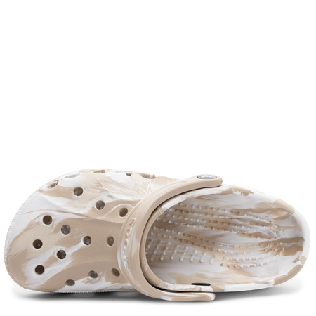 Crocs Classic Marbled Clog Klapki Damskie Wzorzyste Beżowe 206935-2ZM