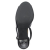 Sergio Leone women's sandals on a high heel Black PU