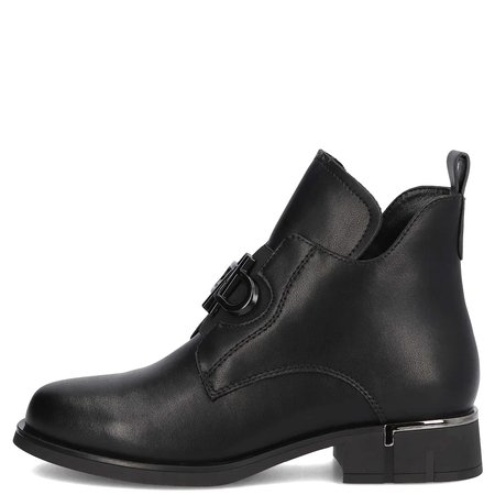 Filippo Leather Ankle Boots Black DBT7191-26-BK