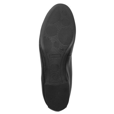 Maciejka Leather Classic Ballerinas With Bow Black P6800-01-00-0