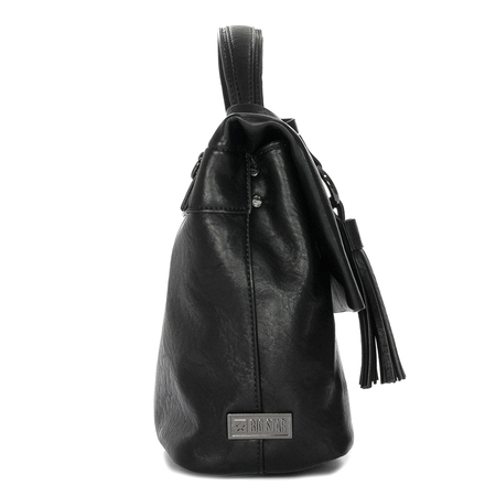 Black Big Star Black Bag