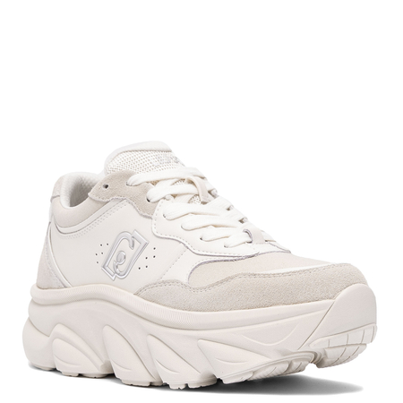 Liu Jo Platform Sneakers Chunky Sole Trainers Beige BF5061-PO304-MILK