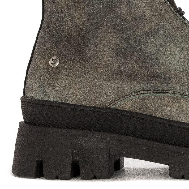 Maciejka 05693-09/00-3 Green Lace-Up Boots