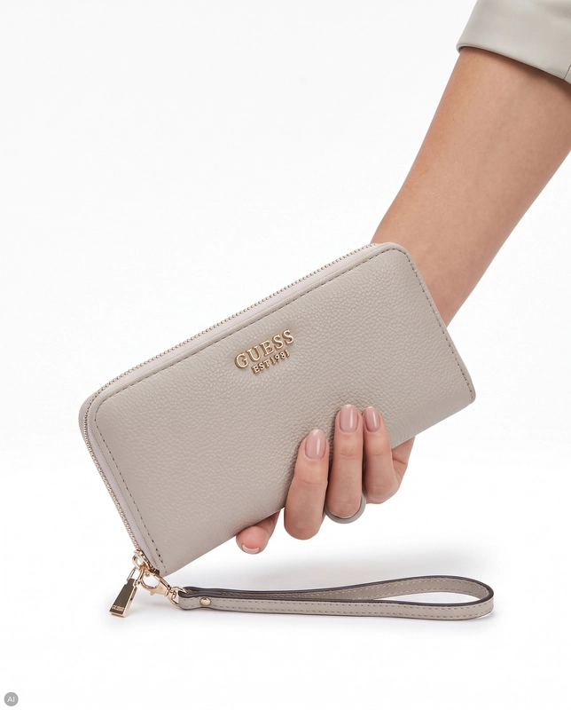 Guess Melody Women's Wristlet Wallet Beige SWBG9735146-BEIGE