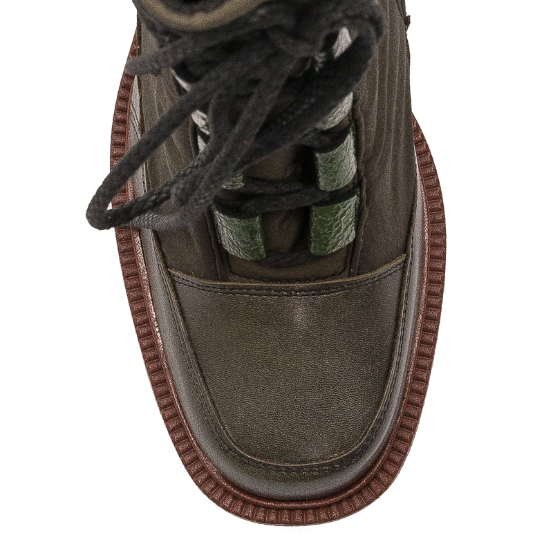 Maciejka Green Women's Lace-Up Boots