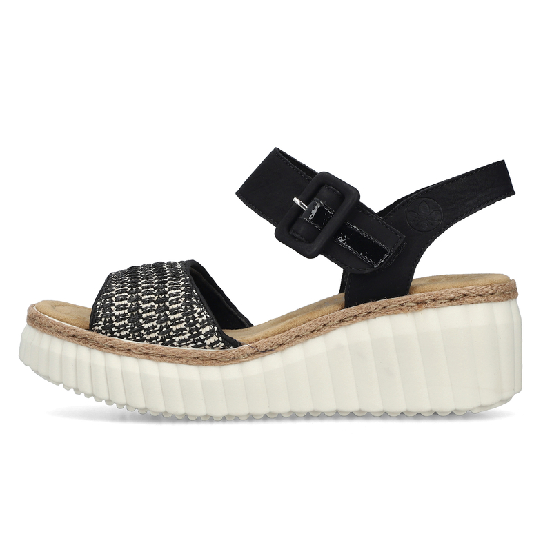 Rieker Women's Black Sandals