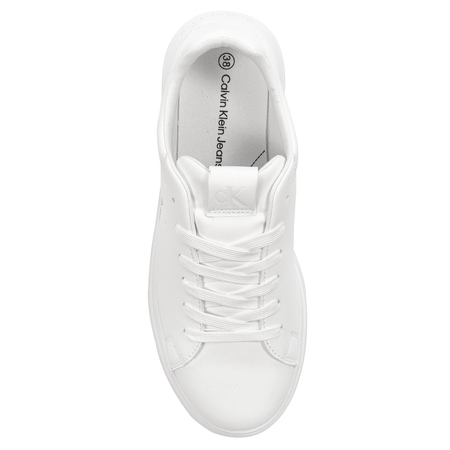 Calvin Klein Jeans Women's Platform Half Boots White
