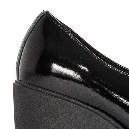 Lemar Women's leather black shoes