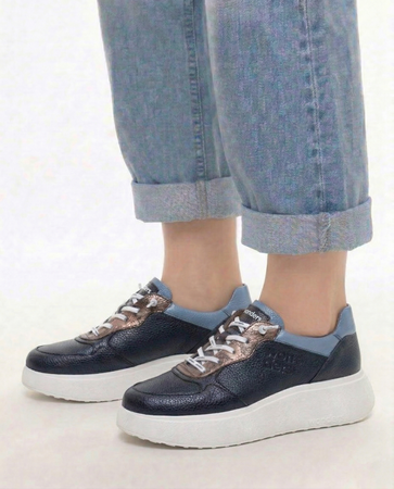 Wonders Women's Platform Half Shoes Elvin Noche