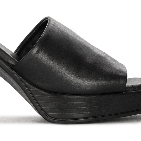 Venezia Women's Sandals On High Heel Black 