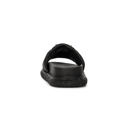 Venezia Eri Black platform slides