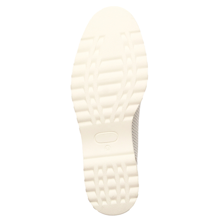 Maciejka White Leather Low Shoes
