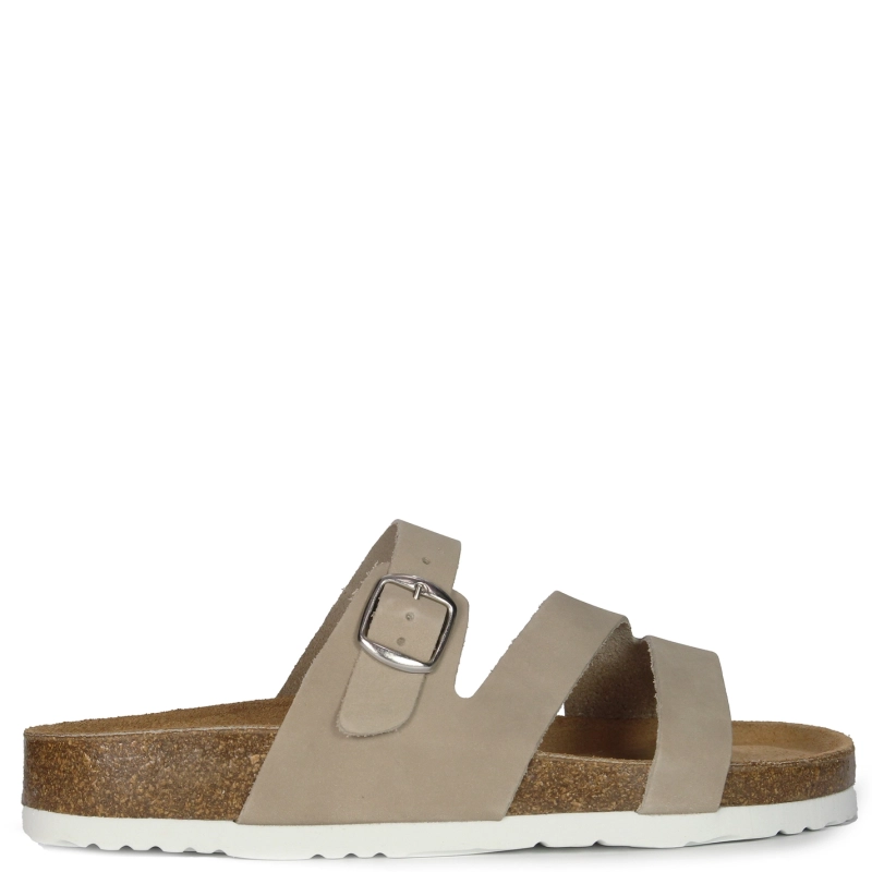 Dr. Brinkmann Women's Slides Sand Leather