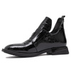 Boccato Women's Leather Patent Black Shoes
