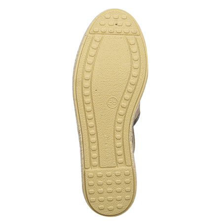 Verbenas Espadryle damskie Carmen Strass Piedra beżowe