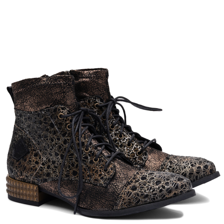 Maciejka Leather Women’s Ankle Boots Elegant Design Brown 07617-02/00-8