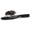S.Barski Women's Slides Black