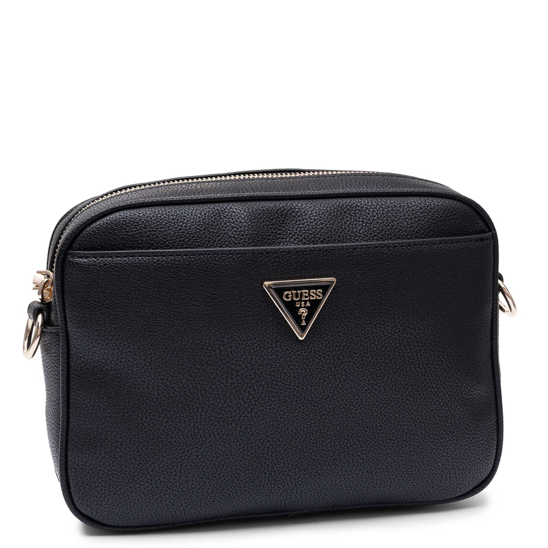 Guess Meridian Smooth Crossbody Bag Black HWBG6974140-BLACK