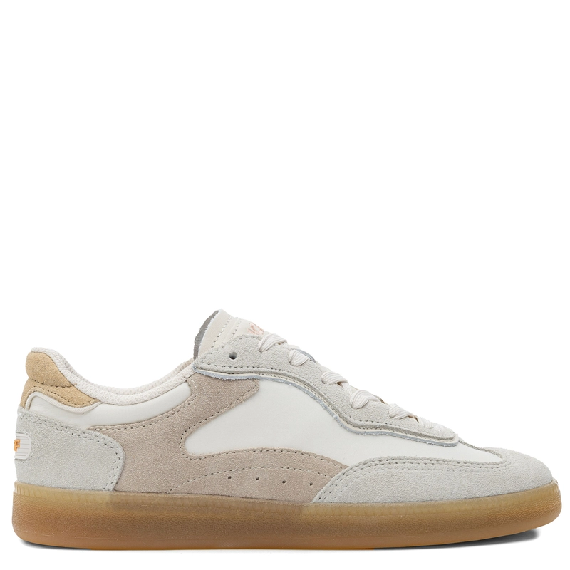 Hoff Leather Platform Sneakers Gum Sole Beige 12519020