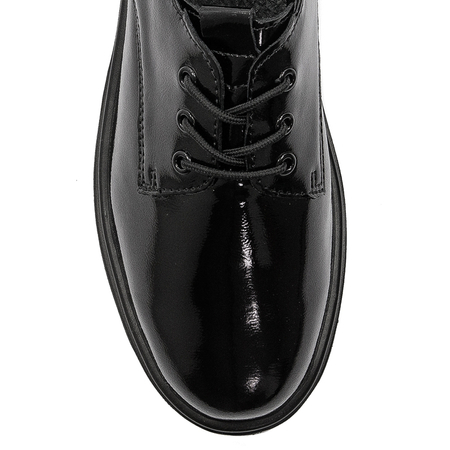 Filippo DP4729/23 BK L Black Pattent women's Low Shoes