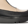 Wonders Botki Damskie Skórzane Na Platformie Wild Negro Cream