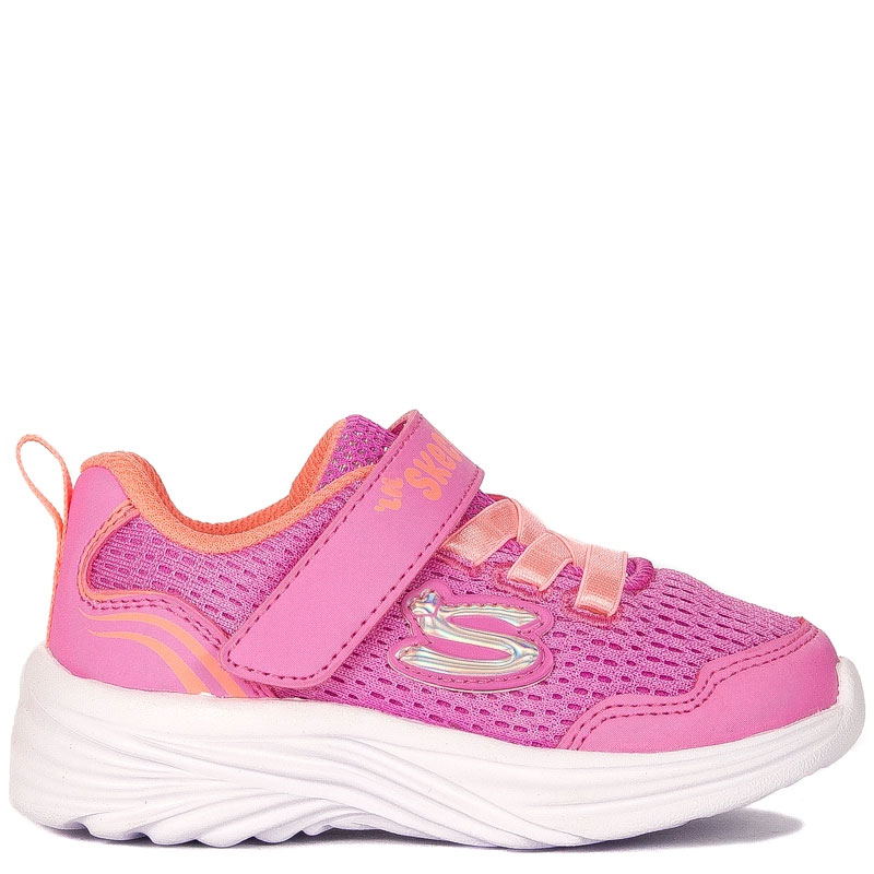 Skechers Sneakersy Dziewczęce Różowe Pomarańczowe