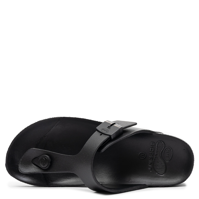Scholl Japonki Klapki na Platformie Czarne F27454-1004