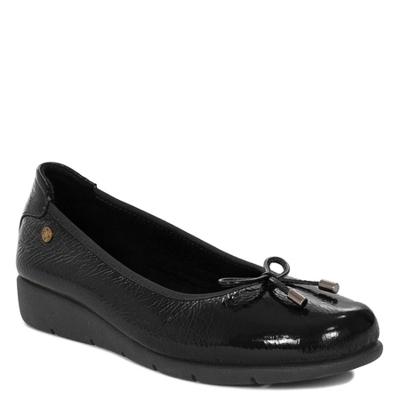 Maciejka Comfort Ballet Flats Low Wedge Black P6504-20/00-8