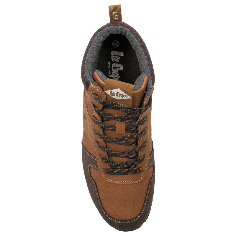 Sneakersy Lee Cooper Brown Brązowe